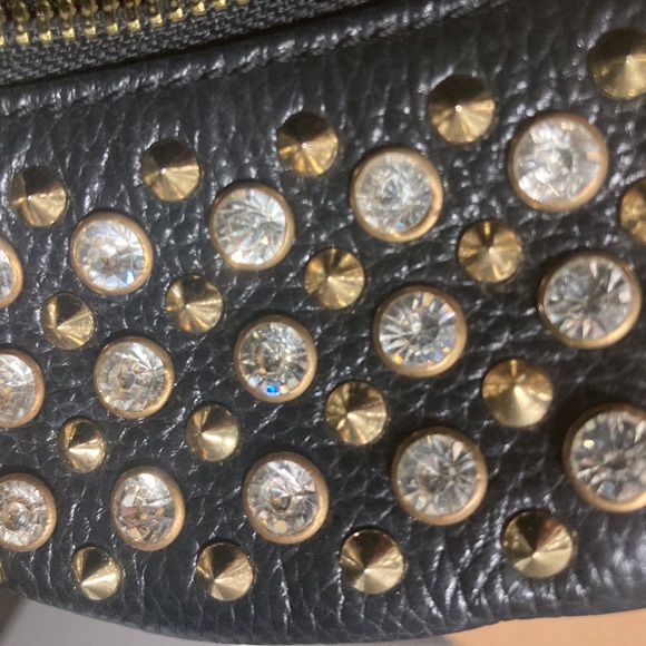 Swarovski yellow crystal studded backpack and it’s mini me! MCM - Picture 13 of 13